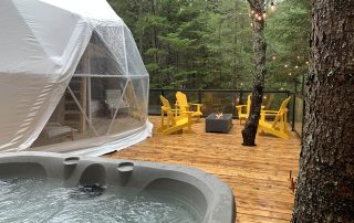 Fun Dome Hot Tub and Deck