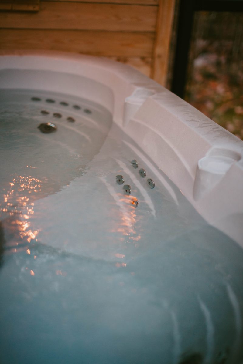 Mossy Log Dome Private Hot Tub